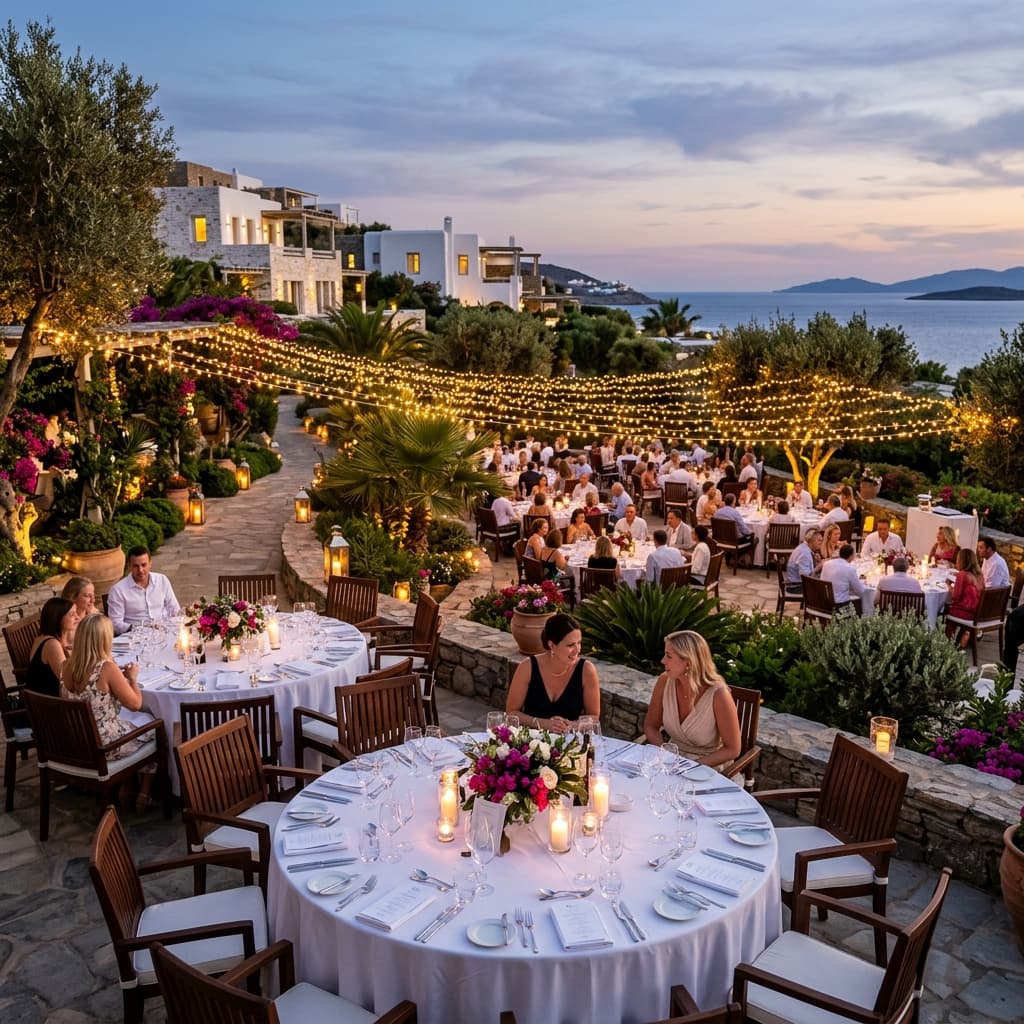 Garden Evening Dinner Event