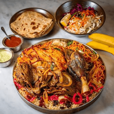 Safari Restaurant mixed platter
